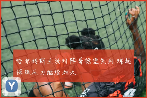 哈尔姆斯主场对阵哥德堡失利 瑞超保级压力继续加大